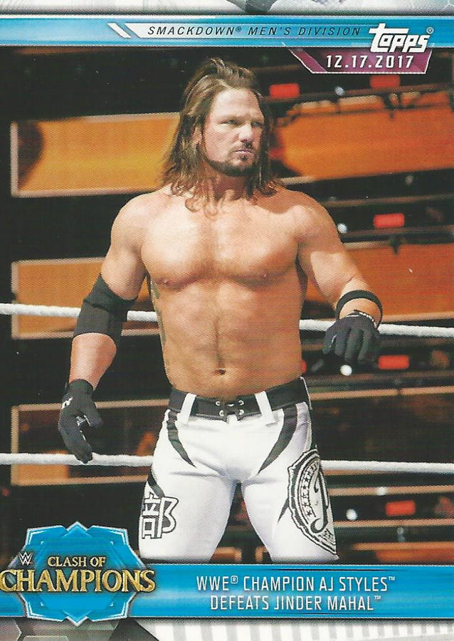 WWE Topps Champions 2019 AJ Styles #79