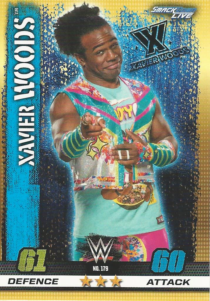 WWE Topps Slam Attax 10th Edition 2017 Xavier Woods #179