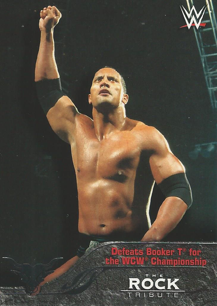 WWE Topps 2016 The Rock 19 of 40 trading card PW Catalog