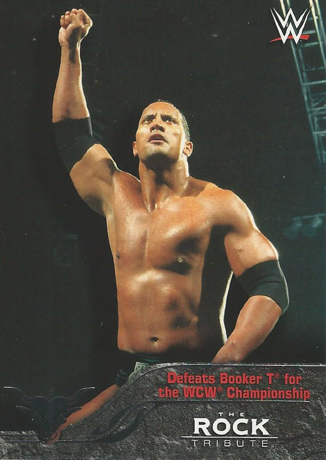 WWE Topps 2016 The Rock 19 of 40 trading card PW Catalog