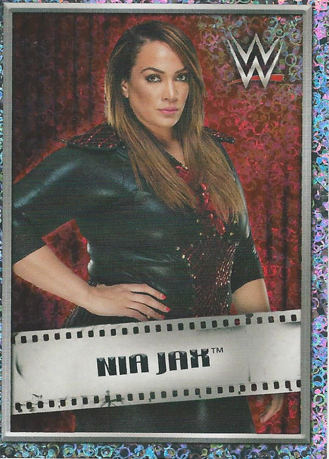 WWE Topps 2018 Stickers Nia Jax Foil #179