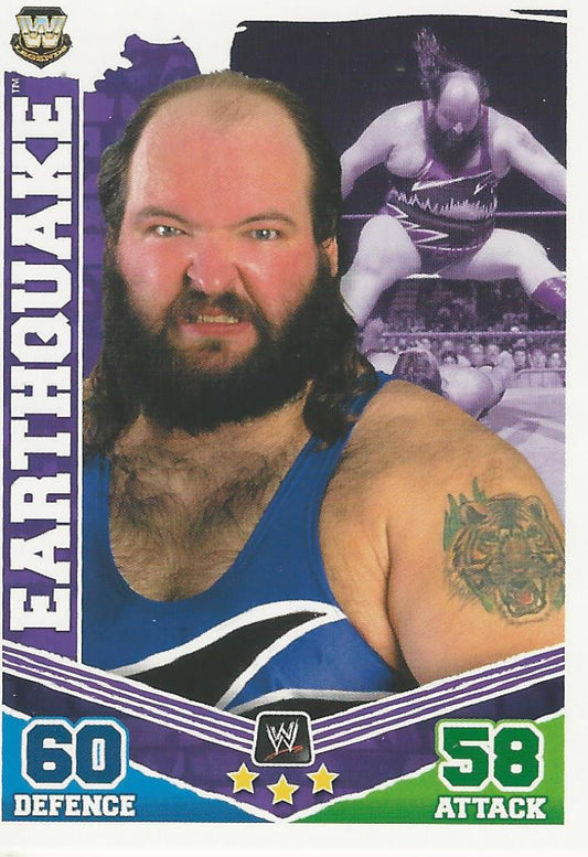 WWE Topps Slam Attax Mayhem 2010 Earthquake #179