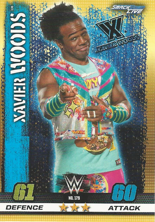 WWE Topps Slam Attax 10th Edition 2017 Xavier Woods #179