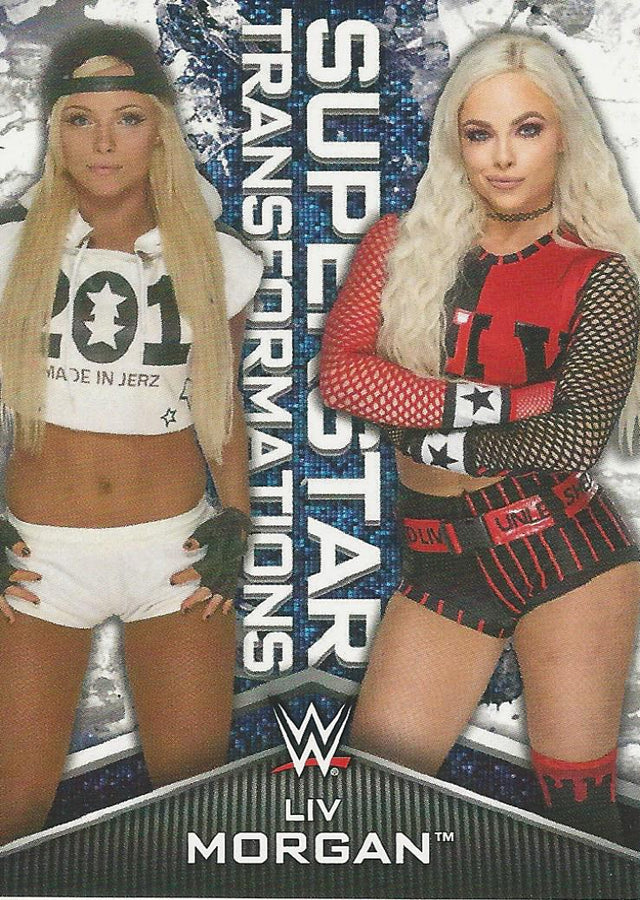 WWE Topps Women Division 2020 Liv Morgan ST-9 trading card PW Catalog