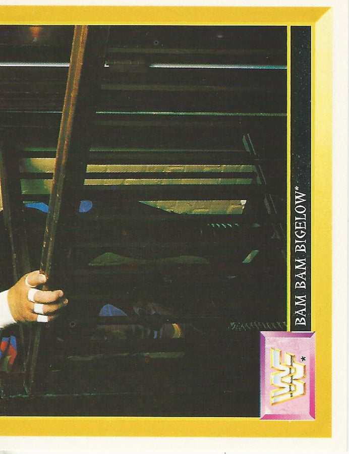 WWF Merlin Sticker 1994 Bam Bam Bigelow #179