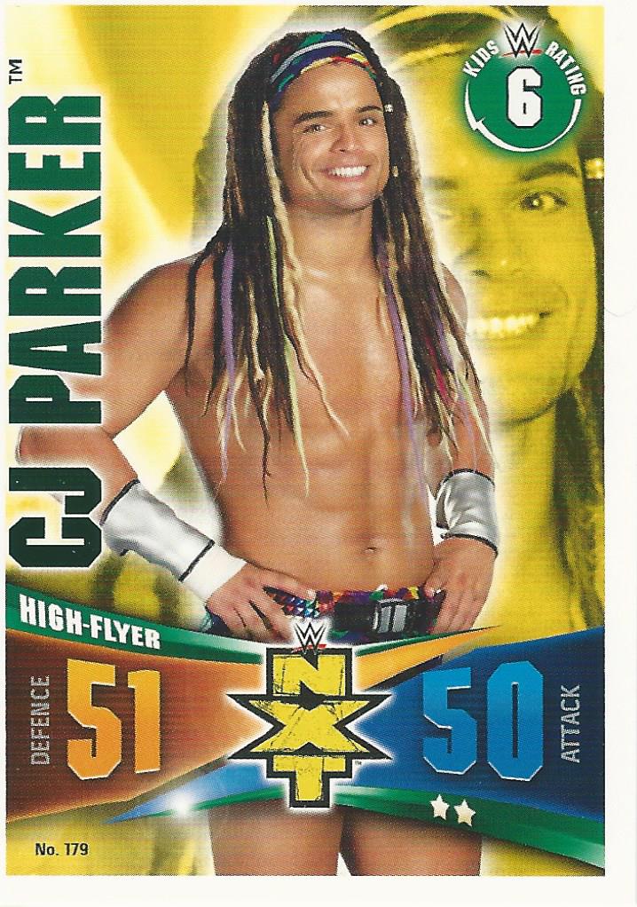 WWE Topps Slam Attax Rivals 2014 CJ Parker #179 NXT