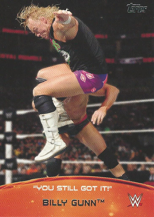 WWE Topps 2015 Billy Gunn 9 of 10 trading card PW Catalog