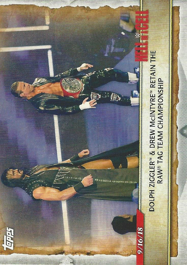 WWE Topps Road to Wrestlemania 2020 Dolph Ziggler and Drew McIntyre #17