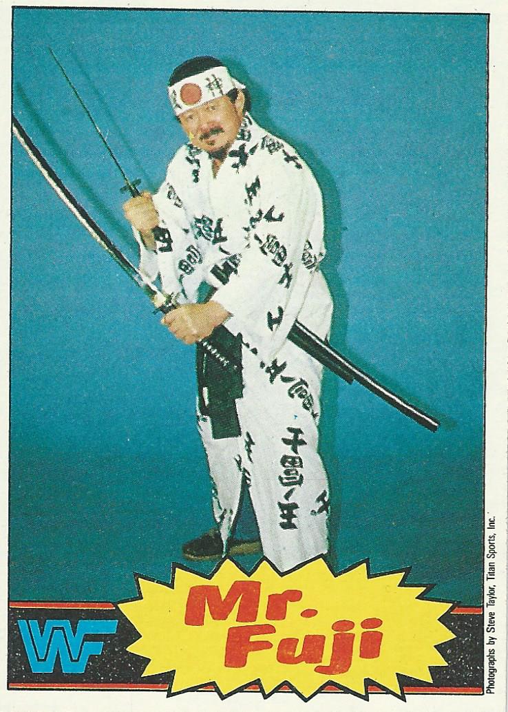 WWF Topps Wrestling Cards 1985 Mr Fuji No.17 PWcatalog