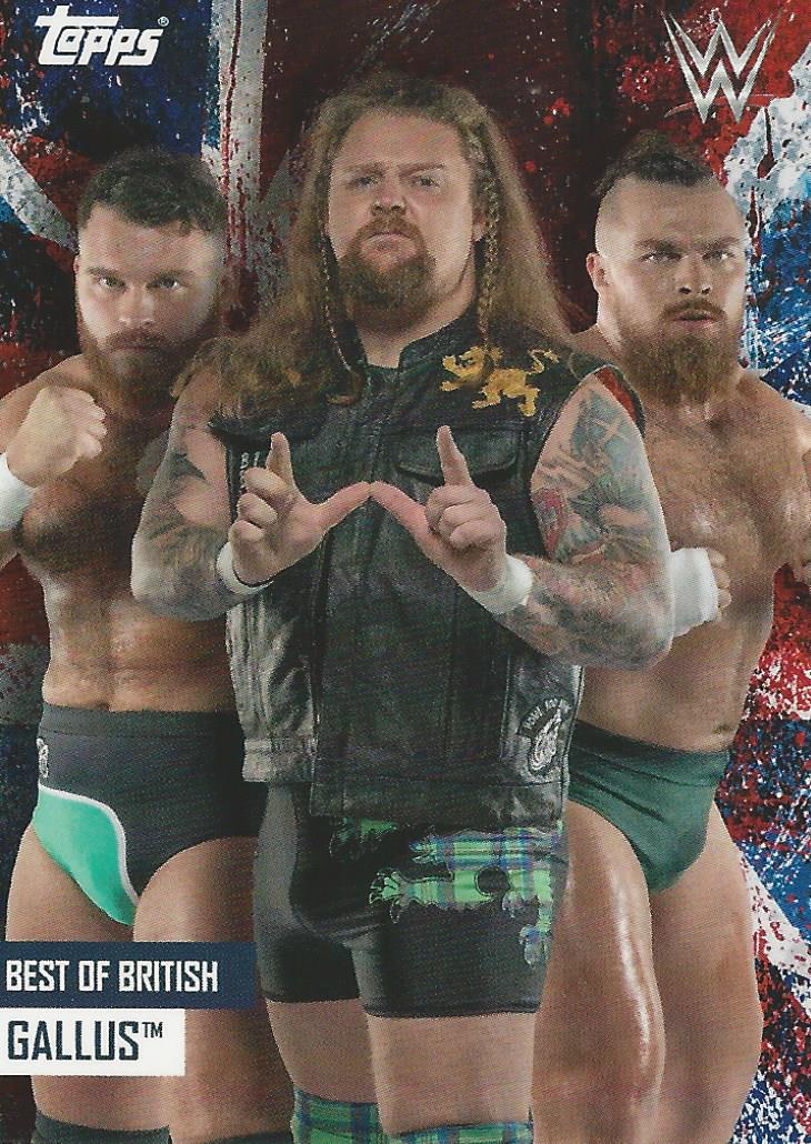 WWE Topps Best of British 2021 Gallus trading card PW Catalog