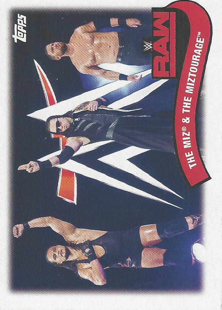 WWE Topps Heritage 2018 The Miz with Bo Dallas and Cutis Axel TT-6 trading card PW Catalog