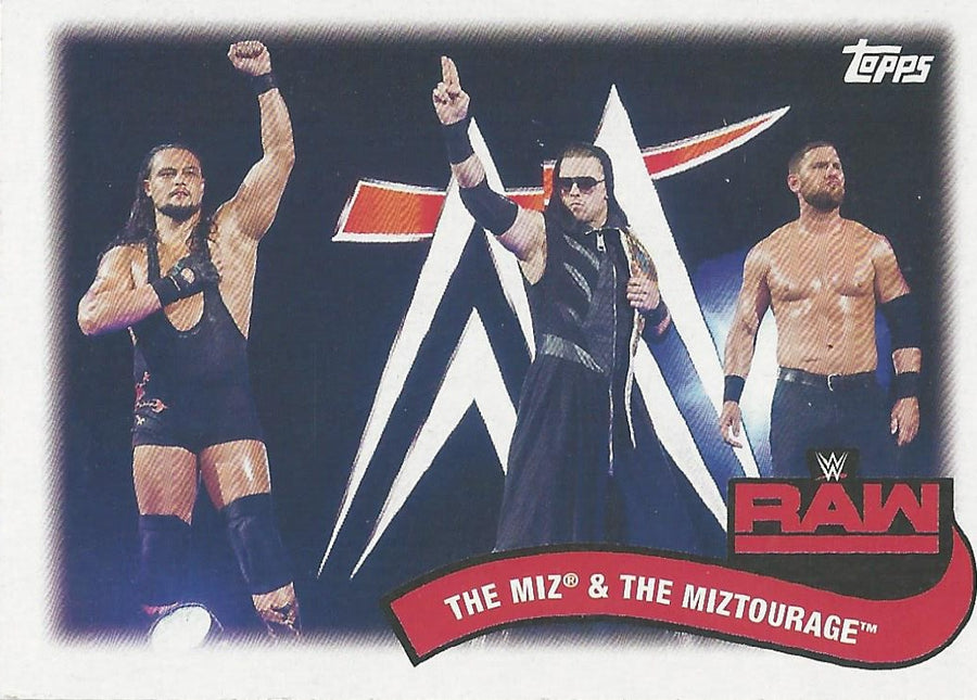 WWE Topps Heritage 2018 The Miz with Bo Dallas and Cutis Axel TT-6