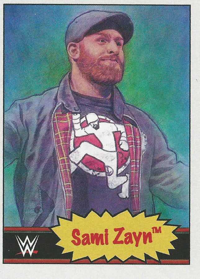 WWE Topps Living Set 2021 Sami Zayn #17