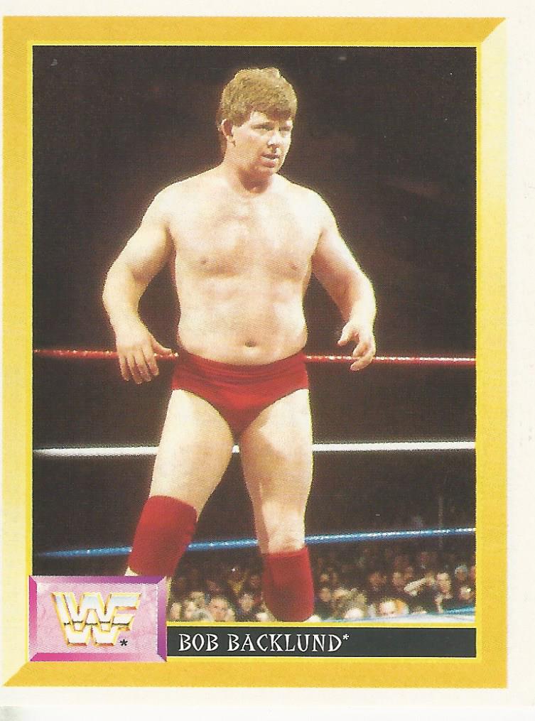 WWF Merlin Sticker 1994 Bob Backlund #17