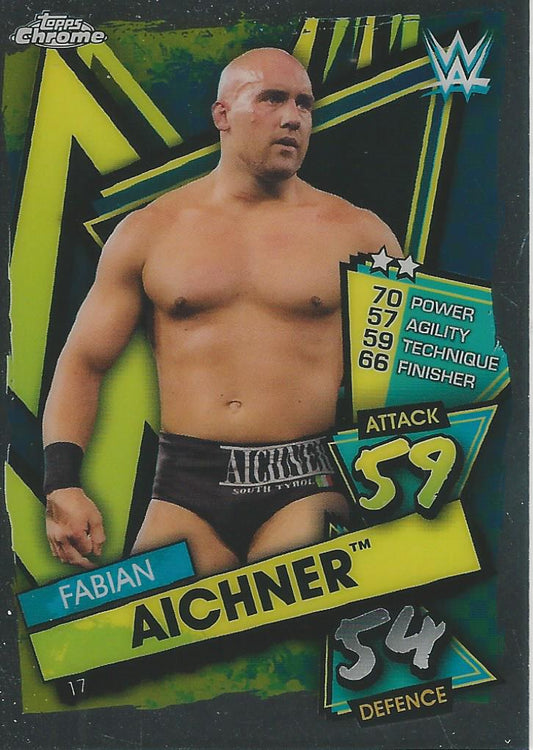 WWE Topps Slam Attax Chrome 2021 Fabian Aichner #17