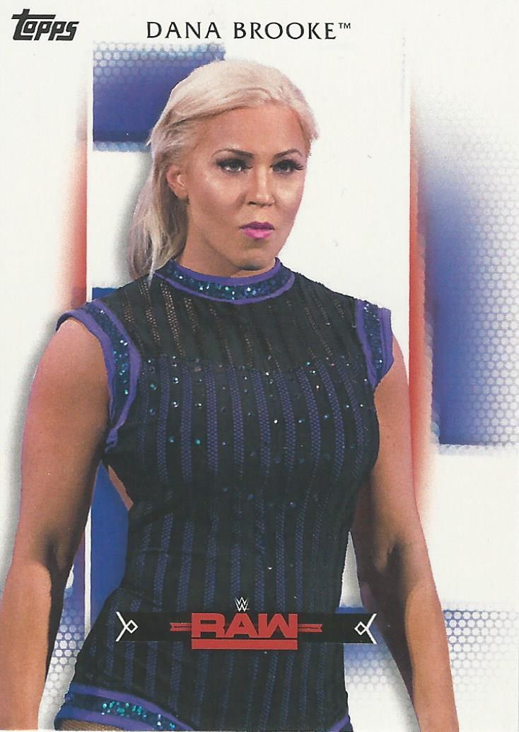 WWE Topps Women Division 2017 Dana Brooke R17 trading card PW Catalog