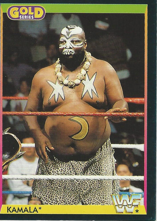 WWF Merlin Gold Series 1 1992 Kamala #17