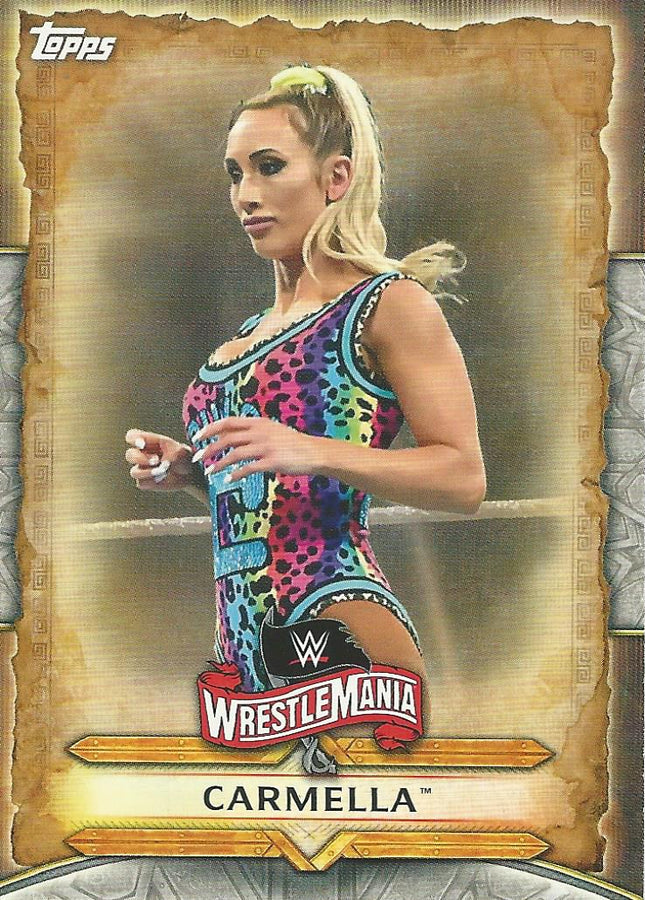 WWE Topps Road to Wrestlemania 2020 Carmella WM-17 trading card PW Catalog