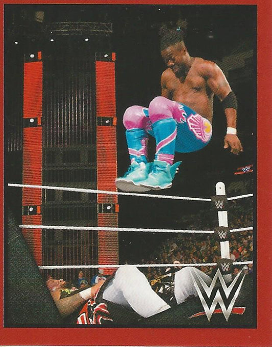 WWE Topps Then Now Forever 2016 Stickers Kofi Kingston #17