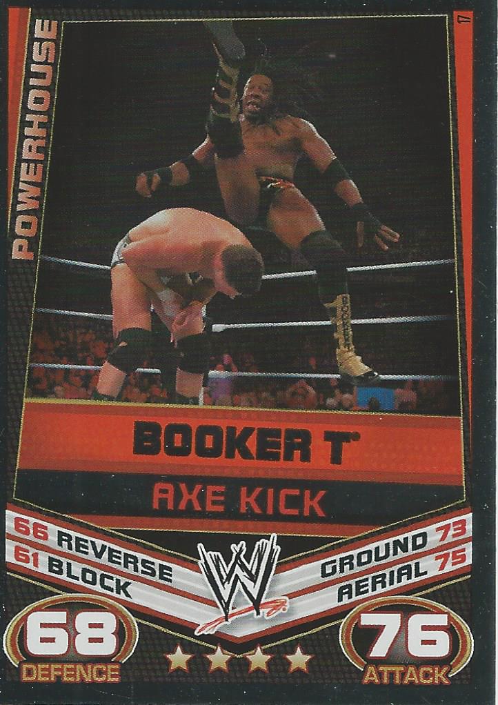 WWE Topps Slam Attax Rebellion 2012 Booker T #17