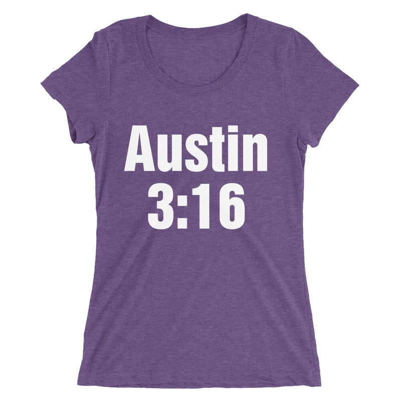 Stone Cold Steve Austin "3:16" Women's Tri-Blend T-Shirt T-Shirt PW Catalog