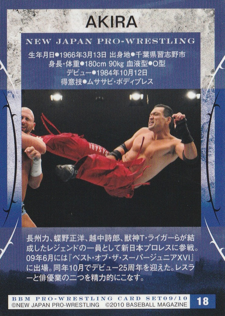 Free Lance Akira trading card PW Catalog