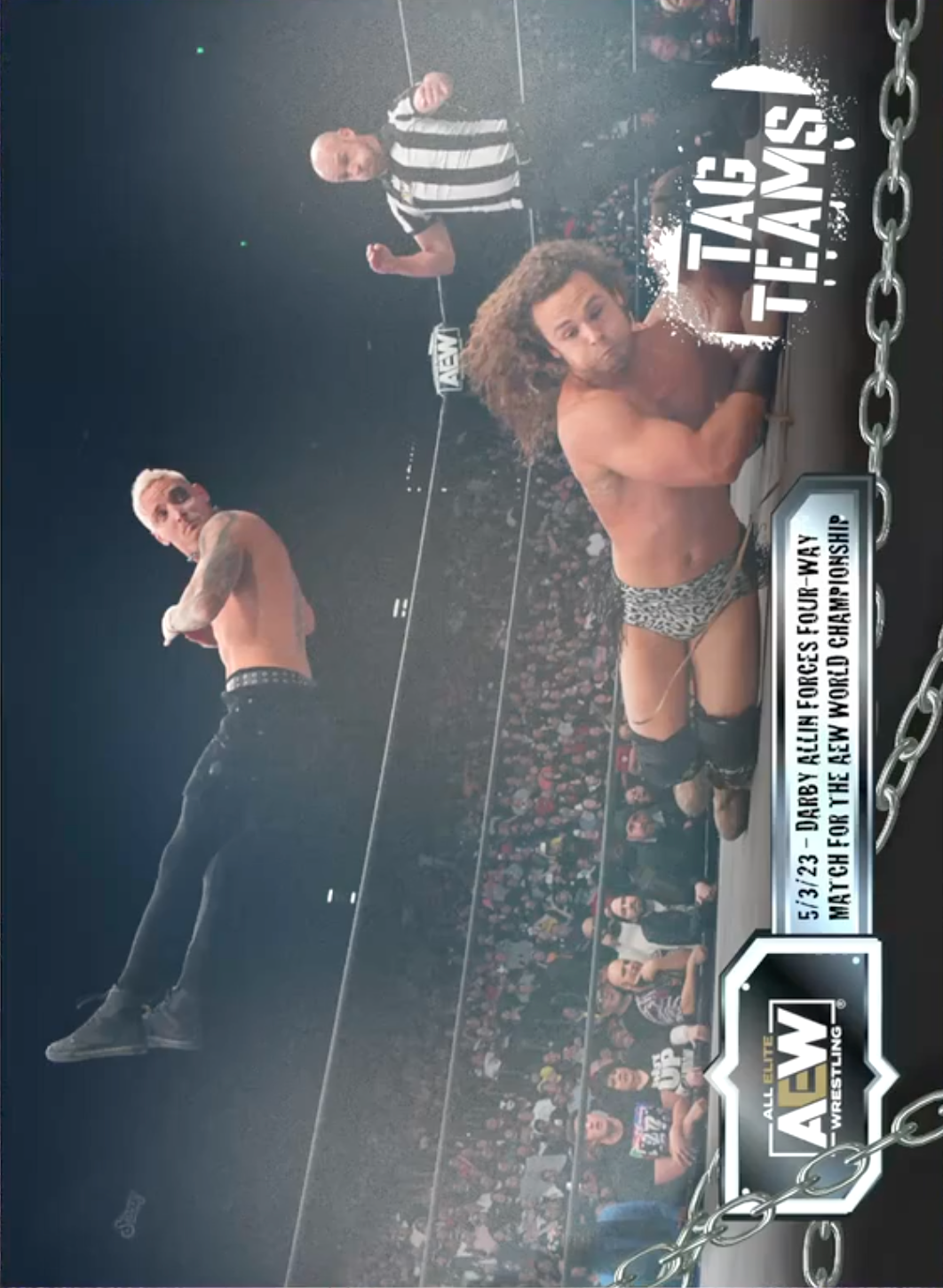 5/3/23 – Darby Allin – Darby Allin Forces Four-Way Match for the AEW World Championship trading card PW Catalog