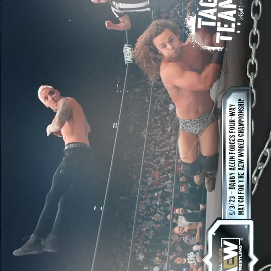 5/3/23 – Darby Allin – Darby Allin Forces Four-Way Match for the AEW World Championship trading card PW Catalog