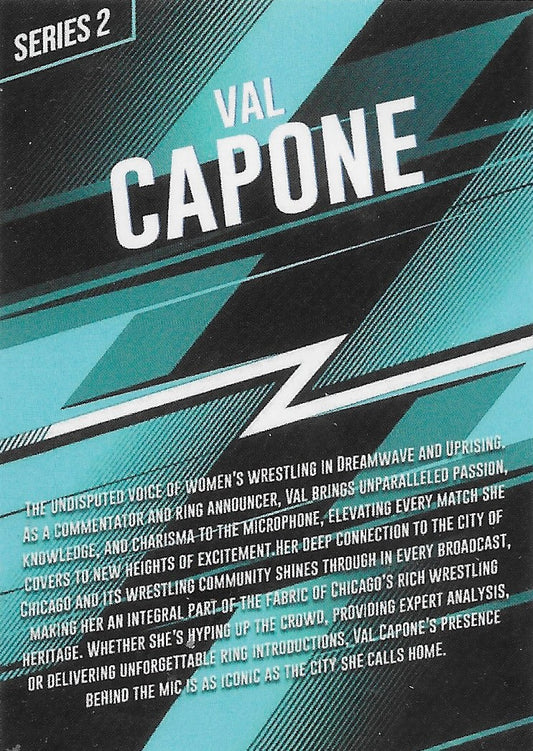 VAL Capone trading card PW Catalog