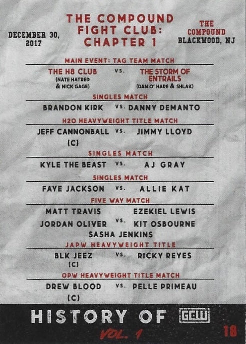 The Compound Fight Club: Chapter 1