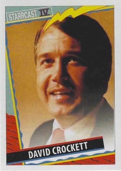 David Crockett trading card PW Catalog