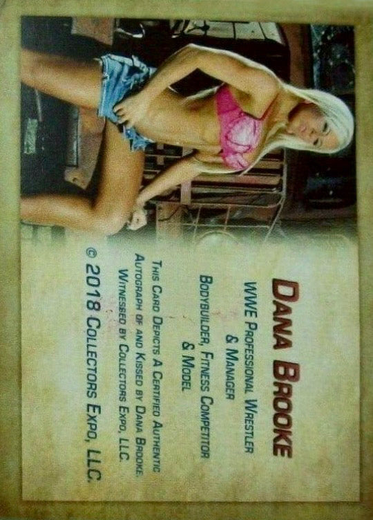 Dana Brooke trading card PW Catalog