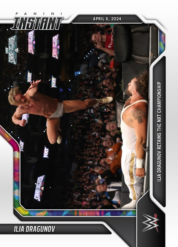 Ilja Dragunov – Ilja Dragunov Retains the NXT Championship trading card PW Catalog