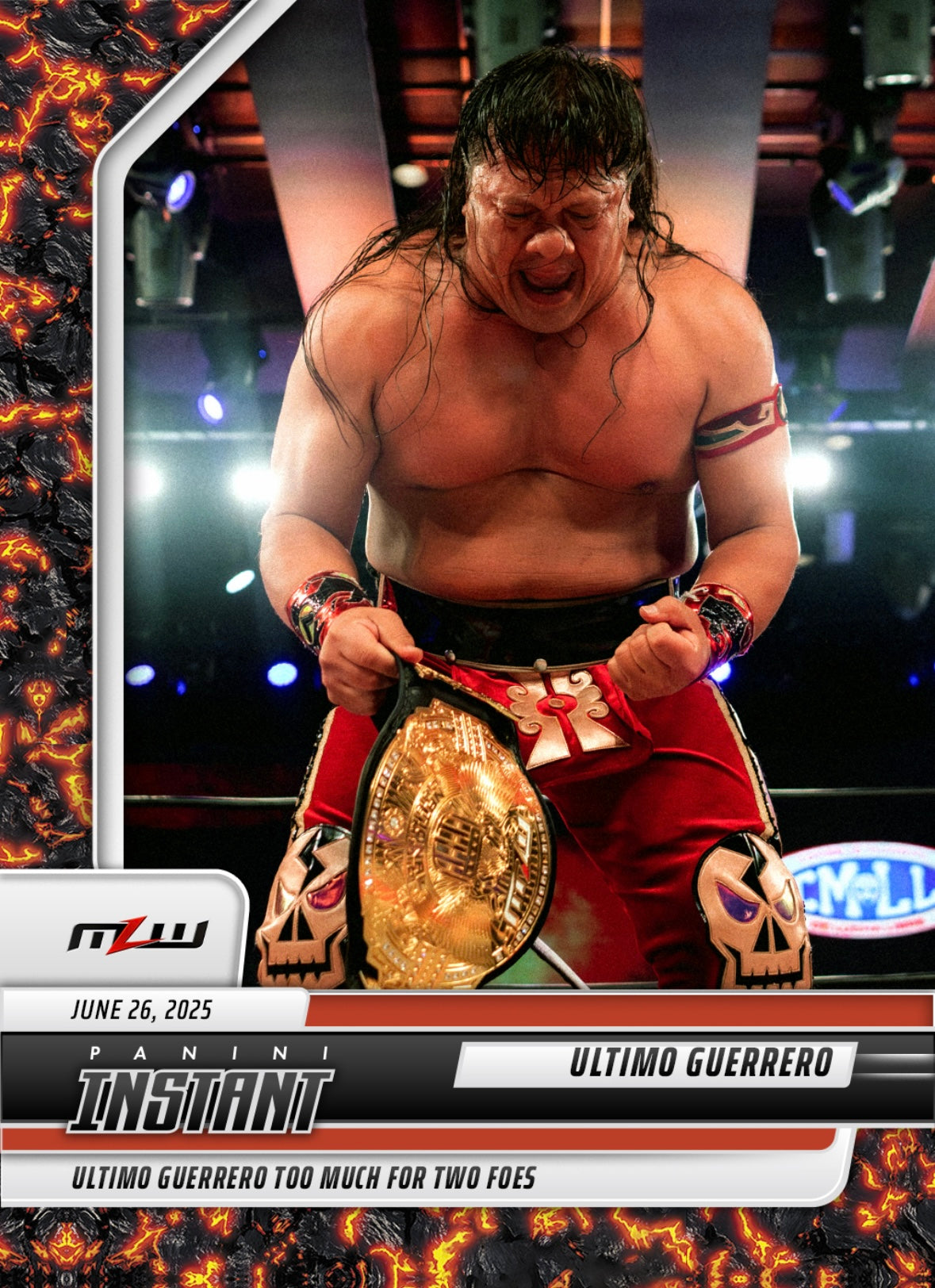 Ultimo Guerrero – Ultimo Guerrero TOO Much for TWO Foes trading card PW Catalog