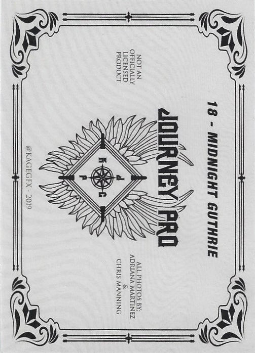Midnight Guthrie trading card PW Catalog
