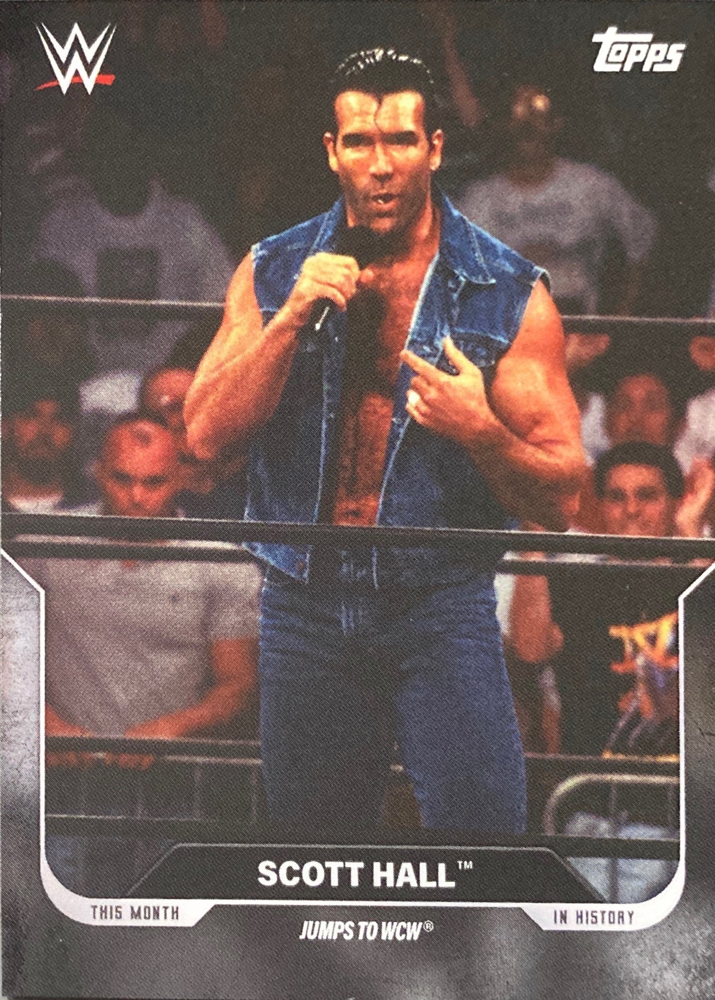 WCW Monday Nitro – MAY 27, 1996 Scott Hall Jumps to WCW trading card PW Catalog