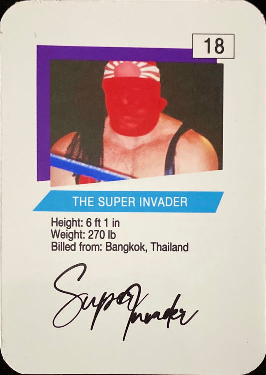 The Super Invader trading card PW Catalog