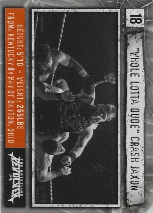 “Whole Lotta Dude” Crash Jaxon trading card PW Catalog