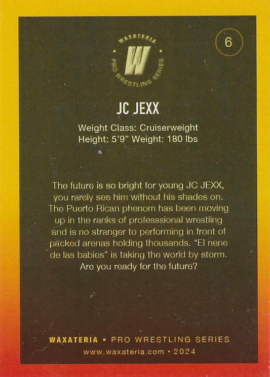 JC Jexx trading card PW Catalog