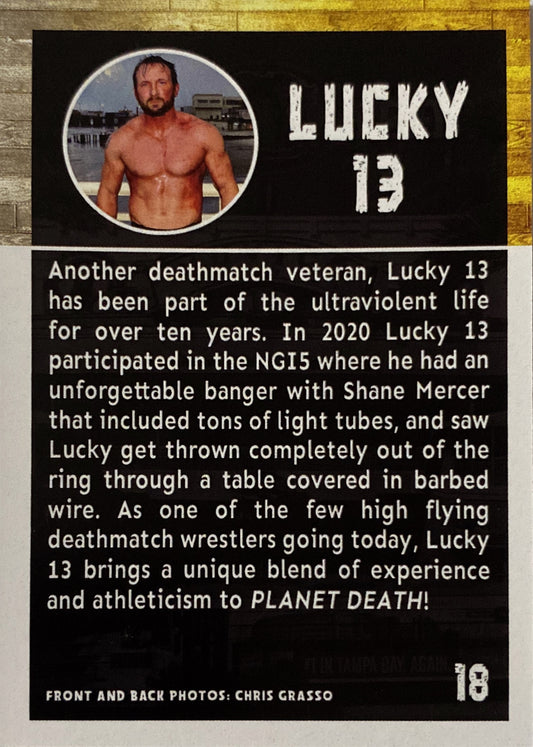 Lucky 13 trading card PW Catalog