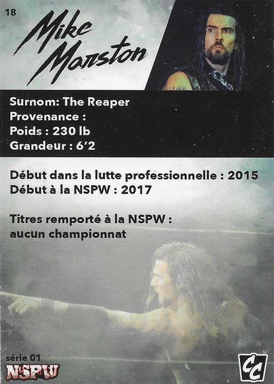 Mike Marston trading card PW Catalog