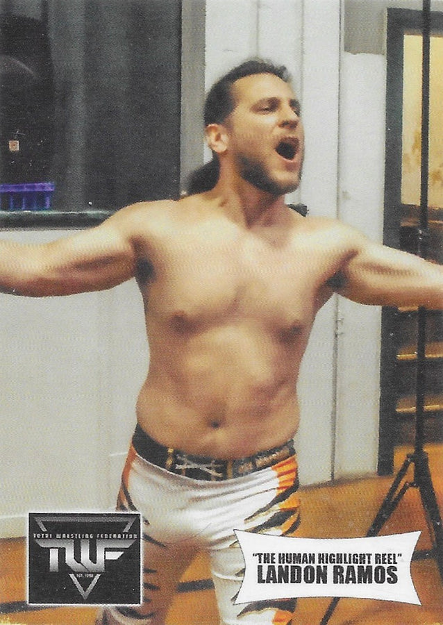 “The Human Highlight Reel” Landon Ramos trading card PW Catalog