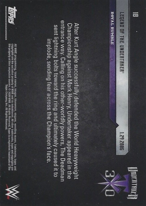 1.29.2006 – Destroying the Ring trading card PW Catalog