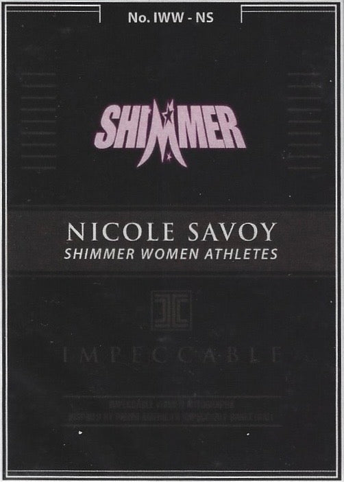 Nicole Savoy – Shimmer Women Athletes