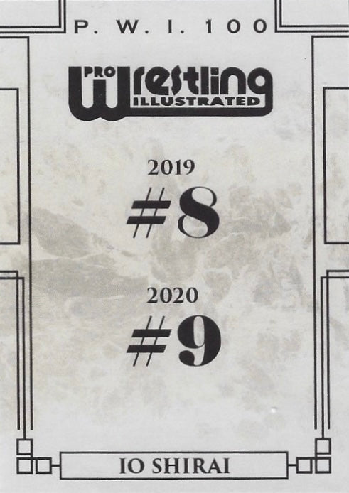 IO Shirai trading card PW Catalog
