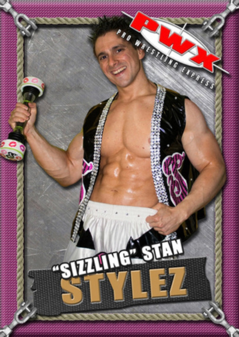 “Sizzling” Stan Stylez trading card PW Catalog