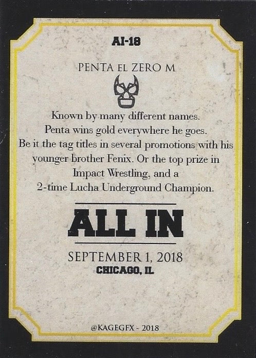 Penta el Zero M “Cero Miedo”