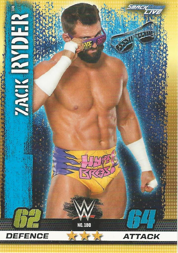 WWE Topps Slam Attax 10th Edition 2017 Zack Ryder #180