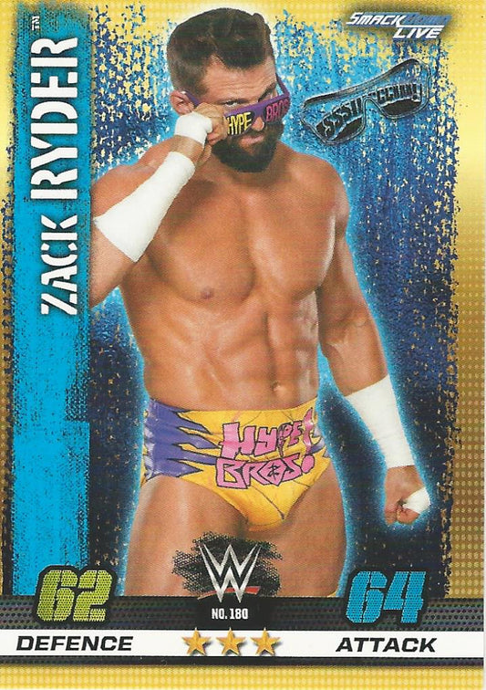WWE Topps Slam Attax 10th Edition 2017 Zack Ryder #180