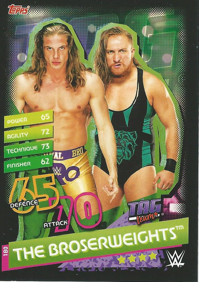 WWE Topps Slam Attax Reloaded 2020 Matt Riddle & Pete Dunne #180
